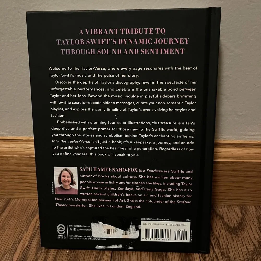 Into the Taylor-Verse: Taylor Swift's‎ Songwriting Eras Hardcover 2024 NEW
